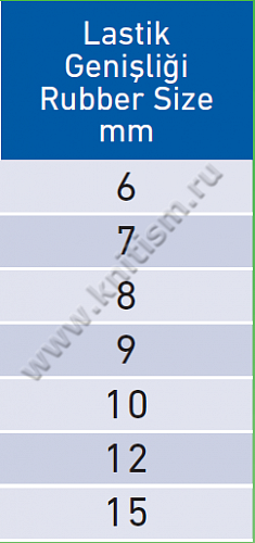 Приспособление для притачивания узкой тесьмы на оверлоке T158 SURUCU
