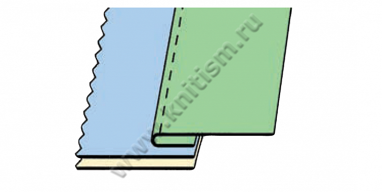 Приспособление "Обработка плечевой кокетки" для прямострочных машин G311 SURUCU