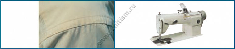 Приспособление "Обработка оката плеча" для 2-х игольных машин цепного стежка G314 SURUCU