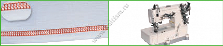 Приспособление "подгибка" регулируемое на плоскошовку с плоской платформой T154 SURUCU