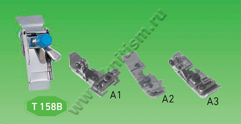 Приспособление для притачивания узкой тесьмы на оверлоке T158B SURUCU