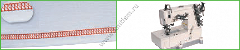 Приспособление "подгибка" регулируемое на плоскошовку с плоской платформой T154D SURUCU