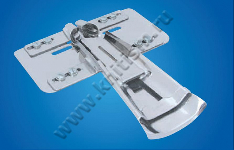 Приспособление для изготовления лямки-вешалки с прокладыванием декоративной вставки на 2-х игольных машинах P034A SURUCU