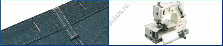 Приспособление для изготовления шлевок на шлевочных машинах JUKI P032 SURUCU