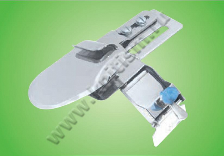 Приспособление для притачивание тесьмы с подгибкой регулируемое для плоскошовных машин с плоской платформой T155B SURUCU