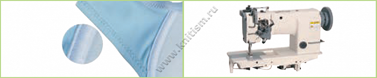 Приспособление "двойная обработка чашечки бюстгалтера" для 2-х игольных машин челночного стежка C213 SURUCU