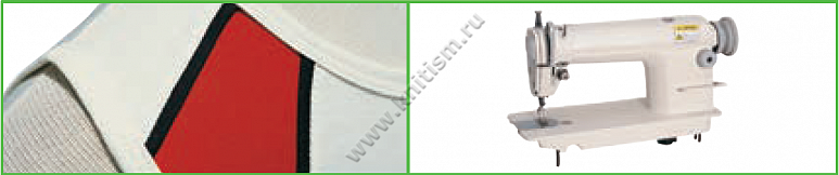 Приспособление для притачивания декоративной тесьмы на прямострочной машине E121 SURUCU