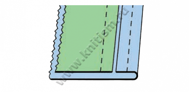 Приспособление "Обработка оката плеча" двойное для 2-х игольных машин цепного стежка G315A SURUCU