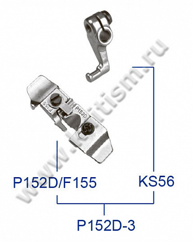 SIRUBA 737-505F1-03 Прижимная лапка (WITH FINGER) (P152D-3)