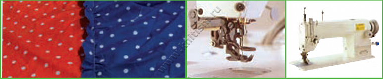 Приспособление "настрачивание тесьмы в сбоку" прямострочной машине с верхним дифференциалом (установка сверху) T169D SURUCU