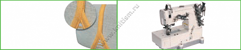 Окантователь в 4 сложения для плоскошовной машины с плоской платформой T148 SURUCU