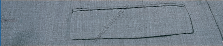 Приспособление для изготовления кармана с клапаном на швейных автоматах P048 SURUCU