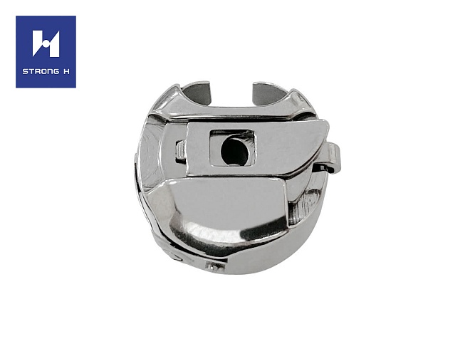 Шпульный колпачок с пружинкой на увеличенный челнок с игольным продвжиением для прямострочных машин Strong H BC-DBM1(6-7)-NBL
