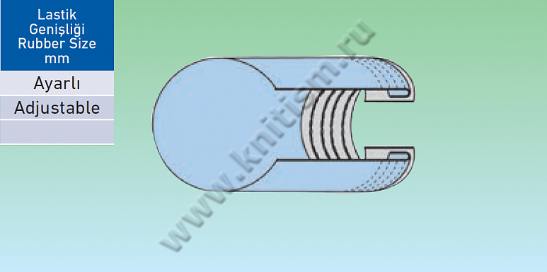 Пневматическое приспособление для подгибки шорт на поясных машинах с цилиндрической платформой E101D SURUCU