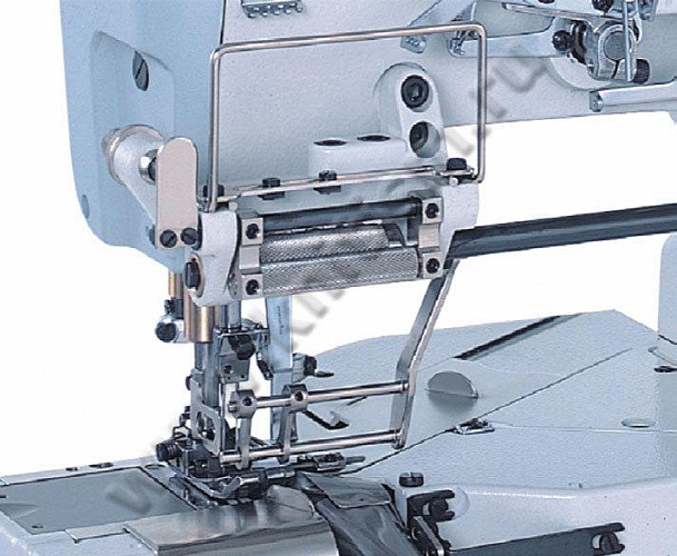 Устройство для подачи эластичной тесьмы на плоскошовных машин MD