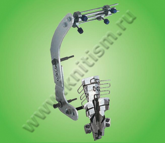 Приспособление-лампасник для притачивания лампас с двумя декоративными вставками на поясных машинах E110 SURUCU