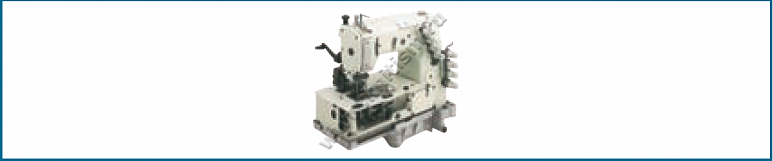 Приспособление "обработка срезов сверху и снизу с прокладыванием декоративной тесьмы" для 2-х игольных и поясных машин G301G SURUCU