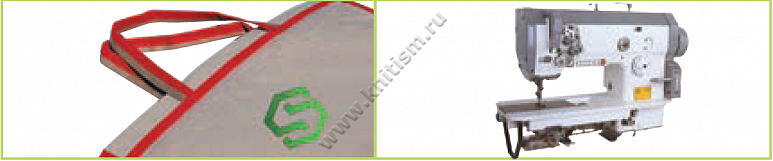 Окантоваткель для сумок и чехлов в 4 сложения для прямострочных машин с унисонным продвижением S703 SURUCU