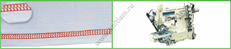 Одинарная подгибка вниз регулируемая для плоскошовных машин с цилиндрической платформой T153A SURUCU