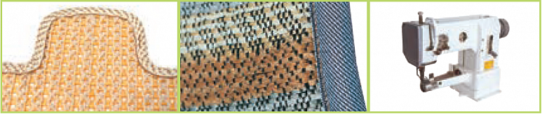 Окантователь в 2 сложения на тяжелые материалы для машин с плоской и цилиндрической платформой Y401 SURUCU (зев 10мм)