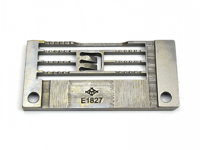 Игольная пластина на плоскошовную машину c плоской платформой (2*4,8 мм)