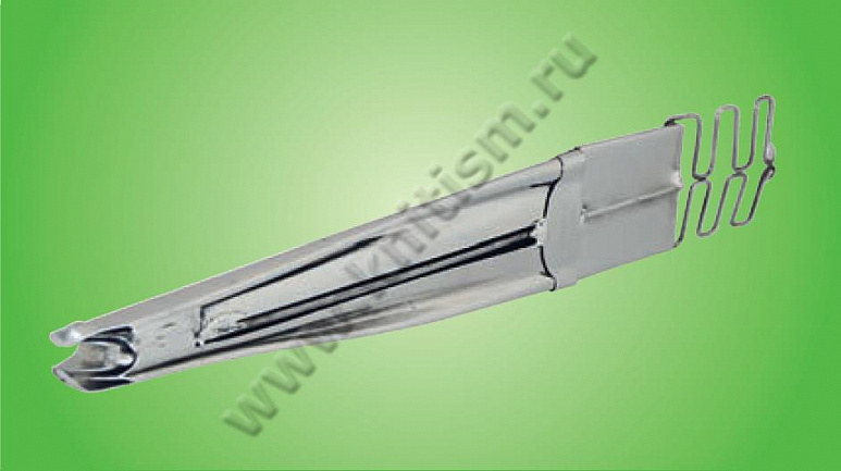 Двойная двухсторонняя подгибка ленты на плоскошовной машине с вырезом в платформе T152B SURUCU