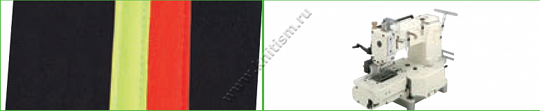 Приспособление-лампасник для притачивания декоративной вставки (широкой) на поясных машинах E107A SURUCU